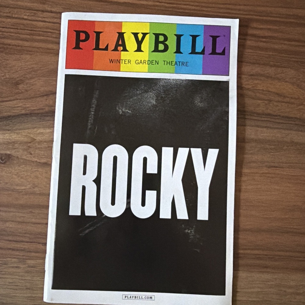 Rocky Broadway Pride Playbill June 2014. Great Condition !